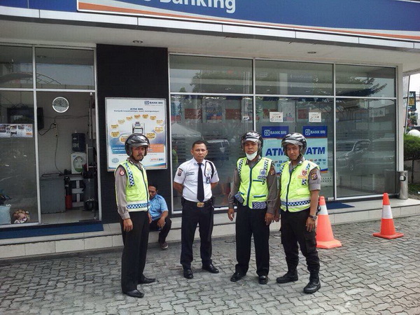 Antisipasi Kejatahan, Polresta Sambangi Galley ATM di Pekanbaru